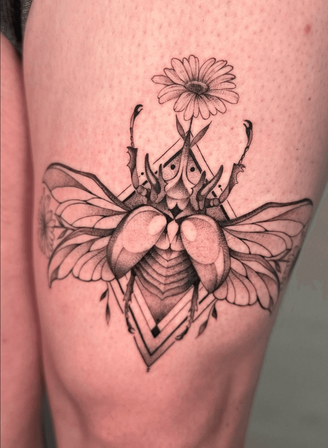 Kaotika Marta ha realizado este Tatuaje de Línea Fina Ornamental